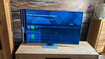 Defect scherm Samsung neo QLED 55qn85c smart tv televisie beschikbaar voor biedingen