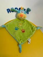 2678 Tollkuhn knuffellap lap hond blauw groen, Ophalen of Verzenden, Zo goed als nieuw, Hond