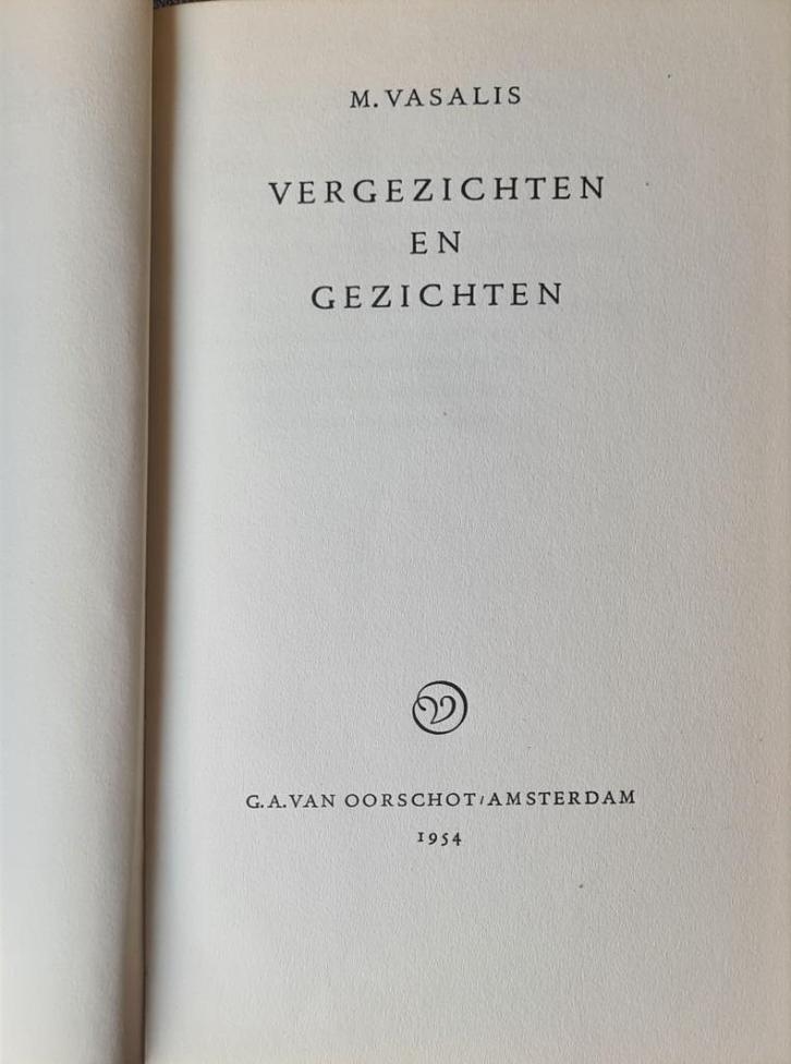 Vergezichten en gezichten van M. Vasalis, Boeken, Gedichten en Poëzie, Gelezen, Eén auteur, Ophalen of Verzenden