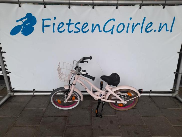 Meisjesfiets,Alpina Ocean,16 inch,1 speed, Fietsen en Brommers, Fietsen | Meisjes, Nieuw, 16 inch, Handrem, Ophalen