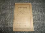 1918 Oorlog Duits soldaat soldbuch document wo1 leger, Verzamelen, Militaria | Tweede Wereldoorlog, Verzenden, Landmacht, Nederland