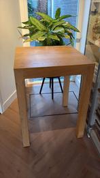 Massief eiken bar | hoge tafel, Ophalen, Rechthoekig, 50 tot 100 cm, Minder dan 50 cm
