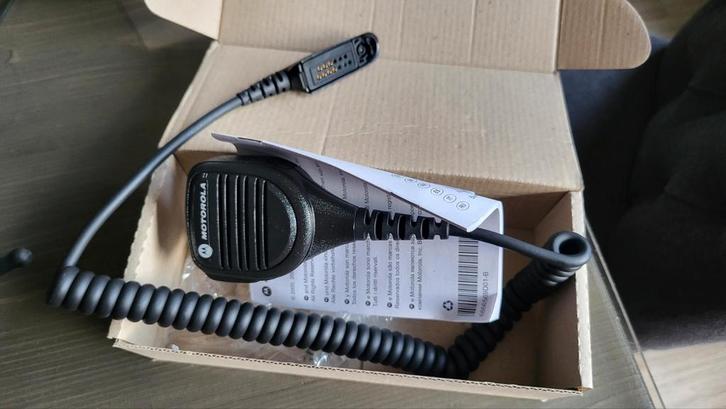 Motorola 2x Remote speakers Tbv Ex Portofoon. MDPMMN4021A, Telecommunicatie, Portofoons en Walkie-talkies, Zo goed als nieuw, Portofoon of Walkie-talkie