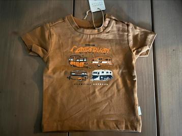 Camel campervan shirtje 56 Noppies babykledinglijn shirtjes beschikbaar voor biedingen