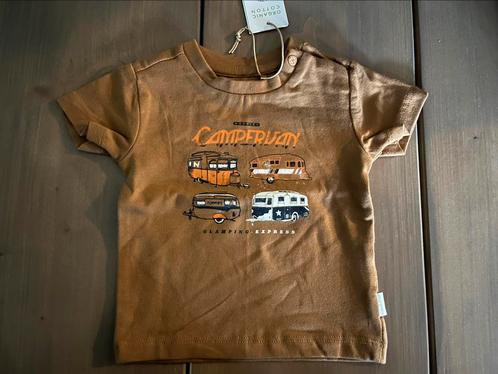 Camel campervan shirtje 56 Noppies babykledinglijn shirtjes, Kinderen en Baby's, Babykleding | Maat 56, Nieuw, Jongetje, Shirtje of Longsleeve