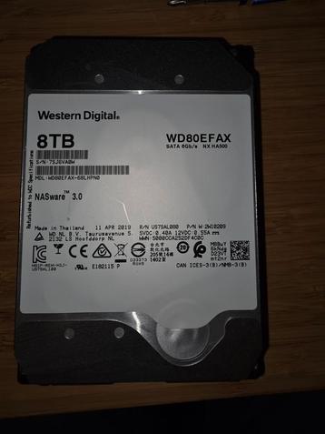 WD80EFAX 8TB beschikbaar voor biedingen