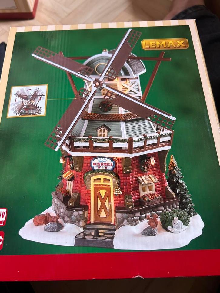 Lemax kersthuisje Stony Brook Windmill LET OP!!, Diversen, Kerst, Zo goed als nieuw, Ophalen