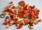 Oranje kralenmix, Verzenden, Nieuw, Kraal