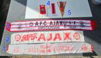 Originele Ajax-sjaals jaren '80, Ophalen of Verzenden, Gebruikt, Ajax, Vaantje of Sjaal