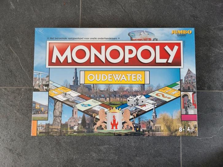 Monopoly Oudewater - Bordspel Nieuw in folie, Hobby en Vrije tijd, Gezelschapsspellen | Bordspellen, Nieuw, Een of twee spelers