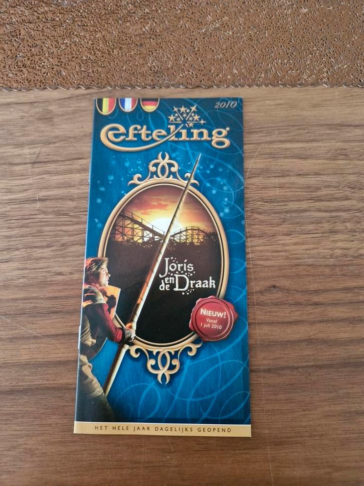 Efteling Joris en de Draak Folder 2010, Verzamelen, Efteling, Gebruikt, Overige typen, Ophalen of Verzenden