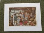 Anton Pieck grote ansichtkaart boekhandel, Verzamelen, Ansichtkaarten | Themakaarten, Ophalen of Verzenden, 1960 tot 1980, Ongelopen