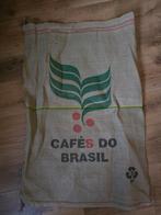 Koffie zak jute Brazilie, Hobby en Vrije tijd, Stoffen en Lappen, Overige materialen, Gebruikt, Bruin, Ophalen of Verzenden