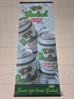 Te koop: Grolsch roll-up textieldoek, spandoek, Sint / Kerst, Verzamelen, Biermerken, Ophalen of Verzenden, Zo goed als nieuw