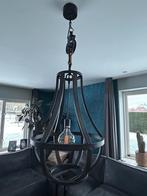Hanglamp gebrand staal, Huis en Inrichting, Lampen | Kroonluchters, Ophalen, Zo goed als nieuw