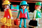 Drie Vrouwen Met  Twee Manden En Tas Met Hoeden Op, Kinderen en Baby's, Speelgoed | Playmobil, Ophalen of Verzenden, Gebruikt