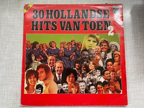 C605 LP 30 Hollandse hits van toen 2 Philips Dubbele LP, Cd's en Dvd's, Vinyl | Nederlandstalig, Gebruikt, Levenslied of Smartlap