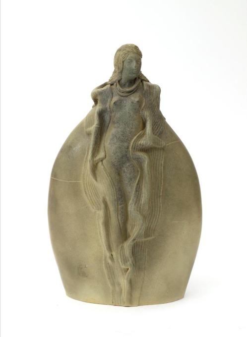 Sculptuur Keramiek ‘Naakte Vrouw’/ Georges Delièges, Antiek en Kunst, Kunst | Beelden en Houtsnijwerken, Verzenden