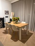 Jysk Chairs (Eetkamerstoel KASTRUP) x4, Huis en Inrichting, Ophalen, Zo goed als nieuw, Wit, Eén