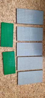 Oude Lego Platen - Grijs & Groen, Ophalen of Verzenden, Gebruikt, Losse stenen, Lego