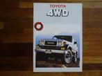 Toyota 4WD Land Cruiser, Hi-Lux, Tercel 4WD (ca. 1986), Boeken, Auto's | Folders en Tijdschriften, Nieuw, Toyota, Verzenden