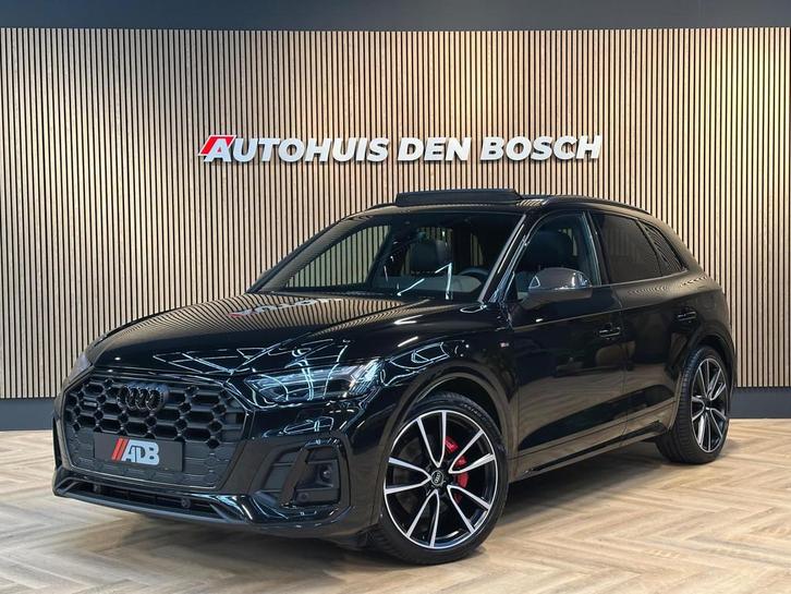 Audi Q5 55 TFSI e Quattero S Line 367PK - Pano - B&O - Lucht, Auto's, Audi, Bedrijf, Te koop, Q5, 4x4, ABS, Achteruitrijcamera
