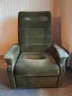 Groene Relaxfauteuil, Ophalen, Gebruikt, Vintage, 75 tot 100 cm