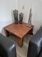 Kersenhouten Salontafel - 75x75x42 cm, Ophalen, Gebruikt, 50 tot 100 cm, Vierkant