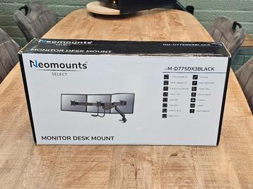Monitorarm 3 schermen met gasveer | Neomounts  (M-D775DX3BLA beschikbaar voor biedingen