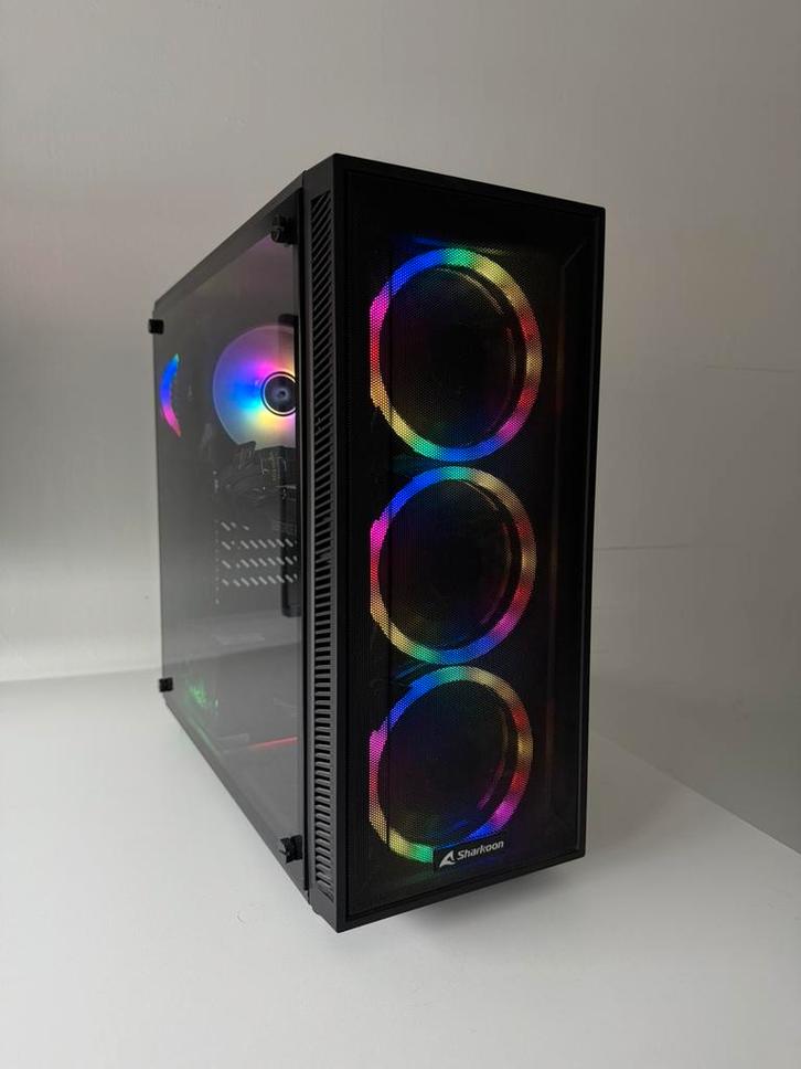 Gaming pc met monitor!!!, Computers en Software, Desktop Pc's, Zo goed als nieuw, 4 Ghz of meer, SSD, 32 GB, Met monitor, Gaming