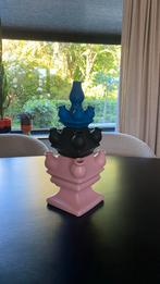 Heinen Delfts Blauw tulpenvaas, Blauw, Aardewerk of Porselein, Ophalen of Verzenden, Zo goed als nieuw