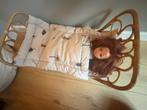 Rotan poppenbed met matras, Ophalen, Gebruikt, Babypop
