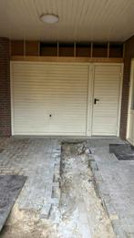 Garage deur met loopdeur, Doe-het-zelf en Verbouw, Deuren en Horren, Ophalen of Verzenden, Zo goed als nieuw