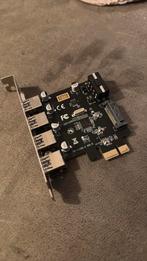 USB PCIe kaart - 4x USB-A / USB3.0, Ophalen of Verzenden, Nieuw, Overige typen, Overige soorten