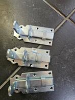 Hangslotschuif 3 stuks 100 mm, Ophalen, Nieuw, IJzer