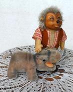 Oud Steiff egeltje en oud Steiff nijlpaardje, Antiek en Kunst, Antiek | Speelgoed, Ophalen of Verzenden