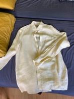 zachtgeel 100% linnen heren overhemd John Miller XL, Kleding | Heren, Overhemden, Halswijdte 43/44 (XL), Ophalen of Verzenden