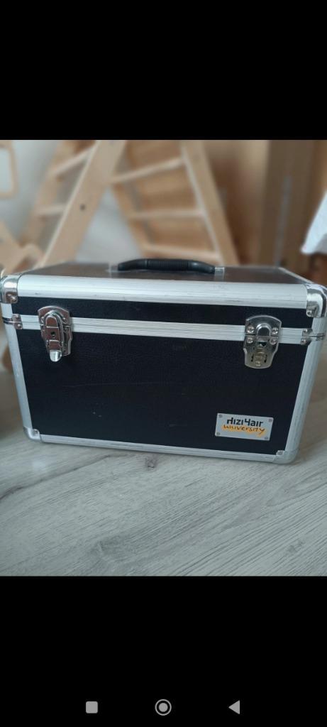 Kappers knip koffer, Sieraden, Tassen en Uiterlijk, Koffers, Gebruikt, Hard kunststof, Slot, Ophalen of Verzenden