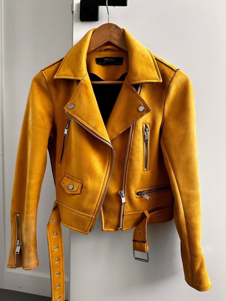 Nieuw! Zara jack- Maat S, Kleding | Dames, Jasjes, Kostuums en Pakken, Geel, Nieuw, Ophalen of Verzenden, Jasje