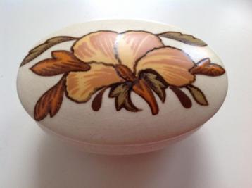 Oud aardewerk sieradendoosje bakje Royal Worcester Palissy beschikbaar voor biedingen