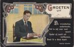 Groeten uit Spier. Zeer oude Ansichtkaart uit Drenthe, Ophalen of Verzenden, 1920 tot 1940, Gelopen, Drenthe