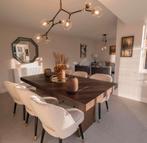 4x Eichholtz boucle stoelen - helemaal nieuw in doos, Huis en Inrichting, Ophalen of Verzenden, Zo goed als nieuw, Zwart, Vier