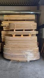 Massief eiken tafelbladen 4cm dik recht rond (deens) ovaal, Huis en Inrichting, Tafels | Eettafels, 100 tot 150 cm, Nieuw, Ophalen of Verzenden