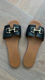 Zwart leren slipper met bit mt 41 zgan Vivian * Ray, Ophalen of Verzenden, Zo goed als nieuw, Zwart