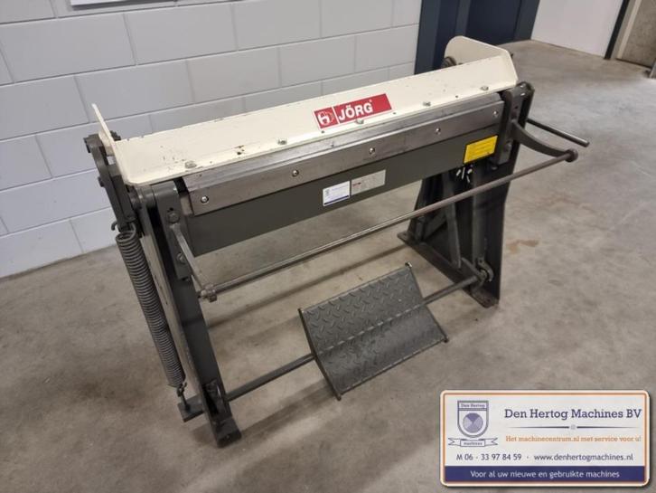 Zetbank JORG 3121 1020x1mm met voetpedaal zetbanken gebruikt, Doe-het-zelf en Verbouw, Gereedschap | Overige machines, Gebruikt
