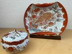 Antiek Japans aardewerk schaaltje met potje, Antiek en Kunst, Ophalen of Verzenden