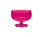 Bowl op voet Groen of Pink  - Fruit bowl IJs coupe laatste s, Verzenden, Nieuw, Overige materialen, Overige stijlen