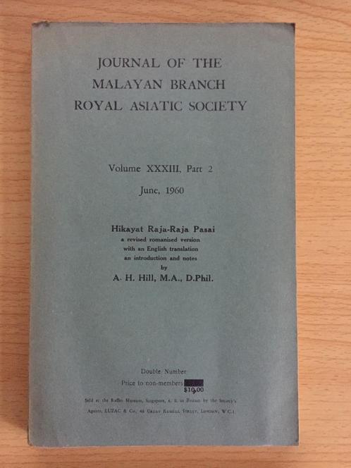 De Hikayat Raja-Raja Pasai, Boeken, Overige Boeken, Gelezen, Ophalen of Verzenden