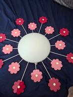 Meisjes Lamp - Bloemen Plafondlamp ZGAN, Ophalen of Verzenden, Zo goed als nieuw, Metaal, Kinderkamer