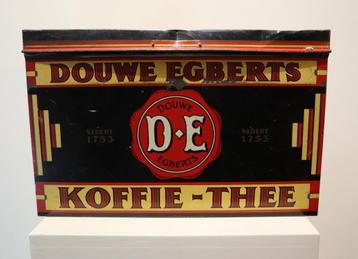 Douwe Egberts Koffie en Thee winkelblik beschikbaar voor biedingen
